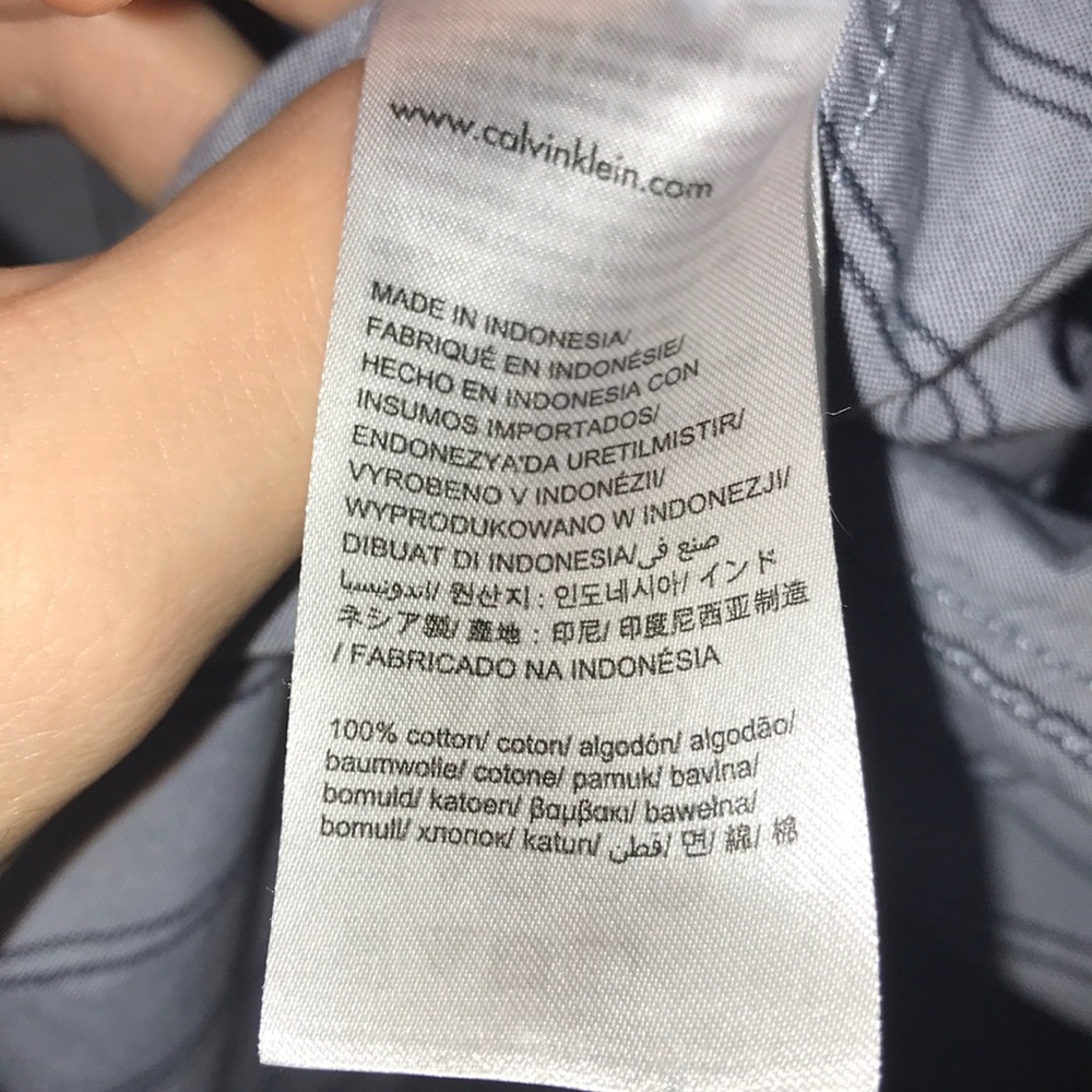 Calvin Klein Striped Button Down - Picture 4 of 4